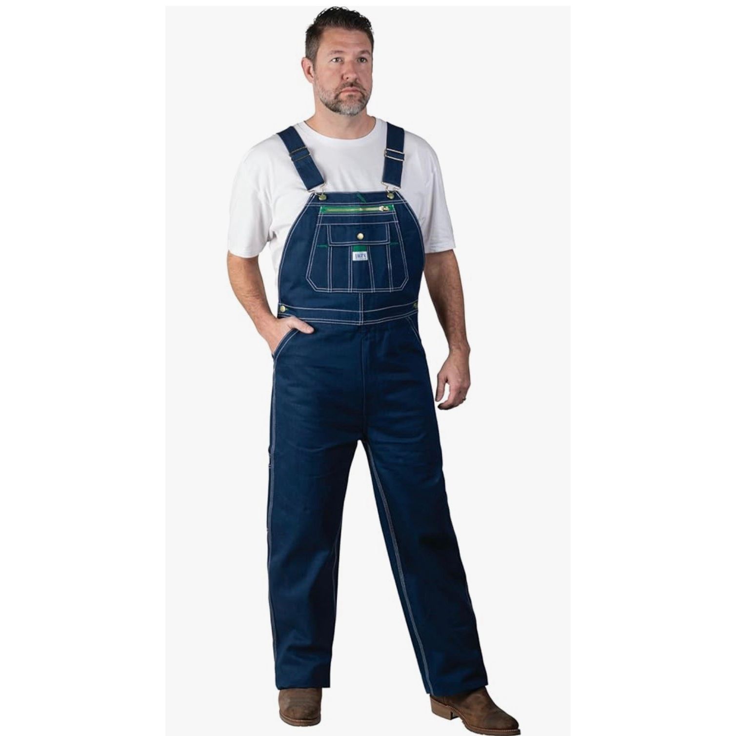 Liberty Men's Denim Bib Overall Nwt 58x34